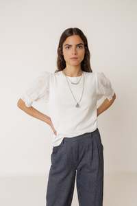 COMING SOON | INDI & COLD KRISTELLE TOP BLANCO
