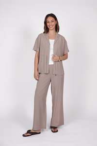 Bottoms: MARLOW ECLIPSE WIDE LEG PANT PRISM PRINT
