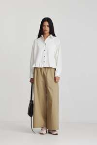 Bottoms: RICOCHET LINLEY PANT LIGHT TAUPE