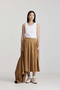 RICOCHET CARTER SKIRT TAN