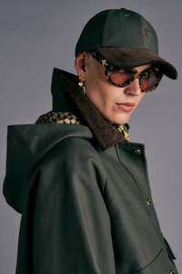 KAREN WALKER RUNAWAY GIRL CLASSIC CAP OLIVE