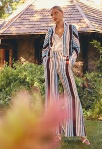 Once Was: ONCE WAS WILLOW PANT IRIDESCENT STRIPE