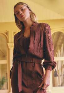 ONCE WAS SOLENE BOMBER ROSEWOOD