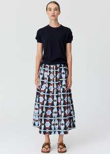 Pol: POL DILLON TEE W TIPPING INK/TOFFEE