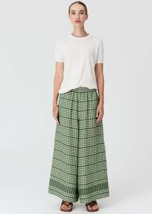 Pol: POL DILLON TEE W TIPPING CHALK/FERN