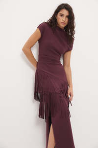 Dresses Jumpsuits: MON RENN FREYA DRESS DUSTY PLUM