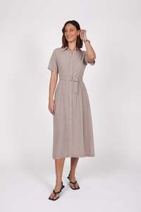 Dresses Jumpsuits: MARLOW AXIS SHIRT DRESS PRISM PRINT