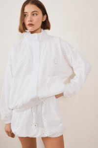 Jackets Coats: COMMONPLACE CRUSH WINDBREAKER BRODERIE