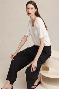 Bottoms: MARLE MORRIE PANT BLACK