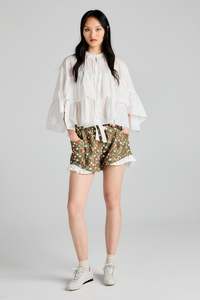 Bottoms: KAREN WALKER JOHANNA SHORTS OLIVE
