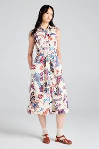 Dresses Jumpsuits: KAREN WALKER ODETTE DRESS CREAM MULTI