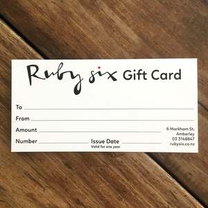 Gift Vouchers: In Store Gift Voucher