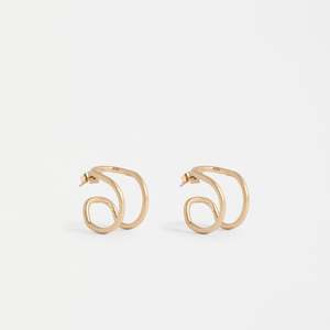Jewellery 1: Orden Hoop Earring - Gold or Silver