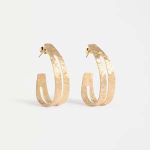 Amner Large Hoop Earring - Gold