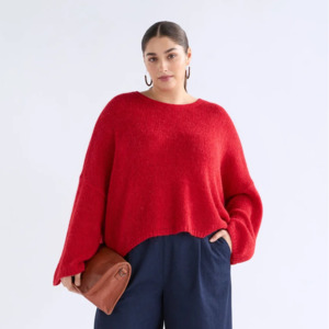 Wear: Agna Sweater - Flame Red