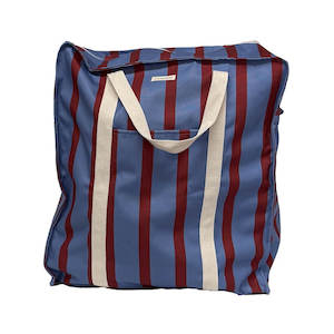 Market Beach Bags: Stuffer Bag - Baker Stripe