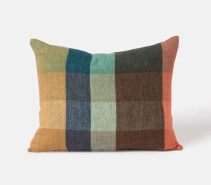 Citta Design: Cabin Linen Cushion Cover - Kermit/Multi