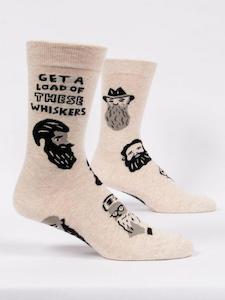 Dudes: Get a Load of These Whiskers - Men's Socks