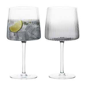 Decorate Your Home: Empire Gin Glasses (Set of Two) - Smoke