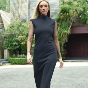 Mocktail Party Dress - Black