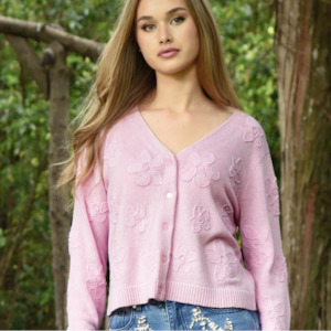 Cardi Game Cardigan - Pink