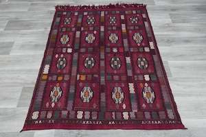 Handmade Fine Turkish Anatolian Kilim Rug Size: 160 x 132cm