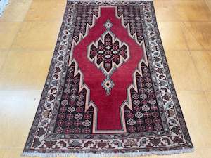 Persian Hand Knotted Mazlaghan Rug Size: 202cm x 125cm
