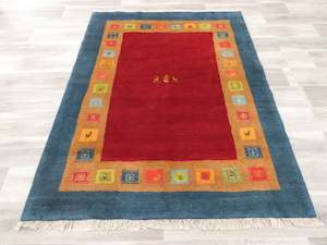 Authentic Persian Hand Knotted Gabbeh Rug Size: 194 x 153cm