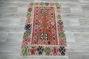 Handmade Fine Turkish Anatolian Kilim Rug Size: 148 x 96cm