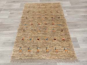 Authentic Persian Hand Knotted Gabbeh Rug Size: 181 x 107cm