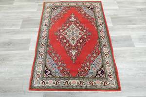 Persian Hand Knotted Sarouk Rug Size: 156 x 107cm