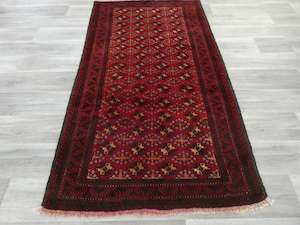 Persian Hand Knotted Baluchi Rug Size: 202 x 107cm