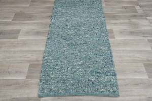 Teal: Luxurious Handcrafted City Orlando Rug (1445) – Size: 90 x 180cm