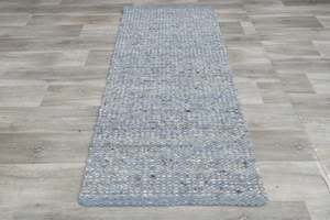 Cool Tones: Luxurious Handcrafted City Wellington Rug (1456+1433) – Size: 90 x 180cm