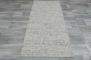 Luxurious Handcrafted Natural Dark Hilly Rug (1002) – Size: 90 x 180cm