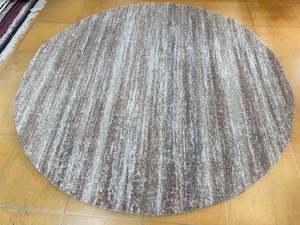 Mehari Round Shaggy Rug (23094-8727) Size: 240 x 240cm