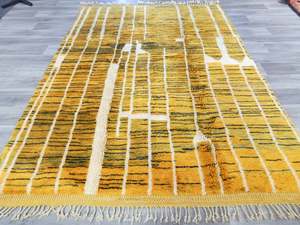 Moroccan: Moroccan Berber Authentic Beni Qurain Rug  Size: 293 x 214cm