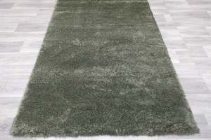 Natural Tones: Dream Shaggy Green Luxury Soft Turkish Rug
