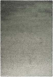 Plain: Monochromatic Green Gradient Mehari Shaggy Rug (23445-6747)
