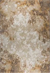 Contemporary Earthy Gold & Beige Distressed Abstract Argentum Rug (63040-9289) S&hellip;