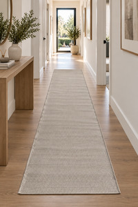 Newport Indoor/Outdoor Modern Textured Flatweave Runner Size: 80cm x 200cm (96001-2001)