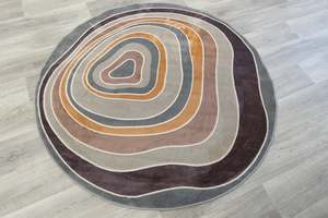 Modern Design Milano Round Rug Size: 160 x 160cm (978039-6161)