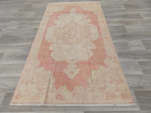 Antique Hand Knotted Anatolian Turkish Rug Size: 233 x 133cm