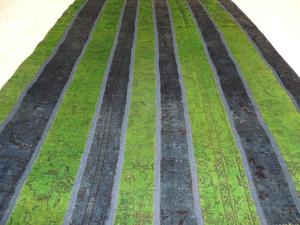 Style Overdyed: Overdyed Vintage Patchwork Rug Size: 241 x 170cm