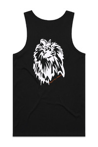 Mens: Rugged Ram Lowdown Singlet - Bull Tahr