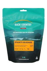 Back Country Cuisine: Back Country Cuisine - Spaghetti Bolognaise