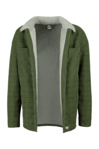 Jackets: Spika Go Brite Check Sherpa Jacket