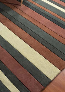 Stripe Series 2 Modern Wool Rug