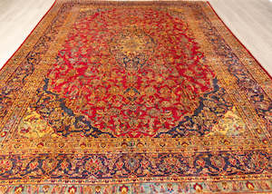 Persian Carpets Nz: Vintage Ardakan Hand-Knotted Wool Persian Rug (Size: 300 X 410 CM)