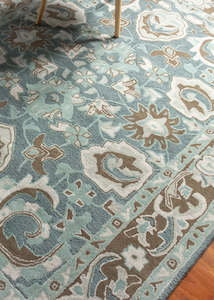 Traditional Rugs: Oushak Series 4 Oriental Wool Rug